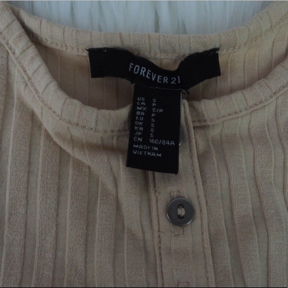 F21 Ribbed Body Suit - Picture 3 of 6